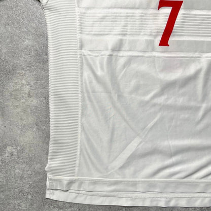 【正規品1999-2001 Umbro England home Beckham #7】