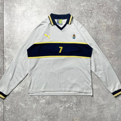 【正規選手支給実使用品2001-2002 PUMA Las Palmas training shirt】