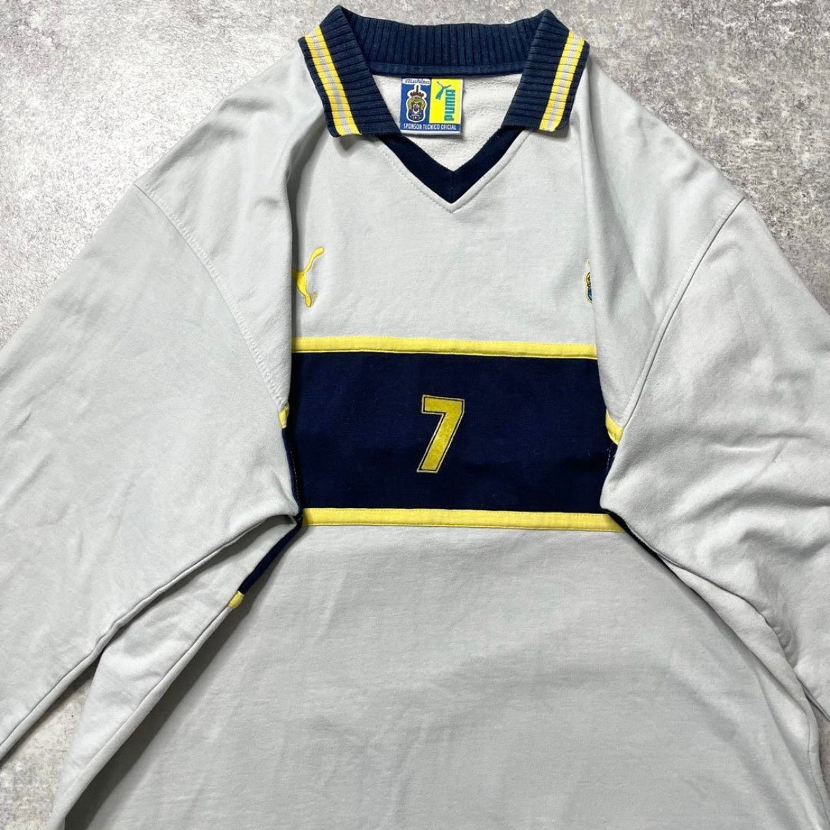 【正規選手支給実使用品2001-2002 PUMA Las Palmas training shirt】