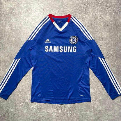 【正規品2010-2011 adidas Chelsea home L/S shirt】