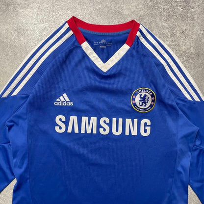 【正規品2010-2011 adidas Chelsea home L/S shirt】