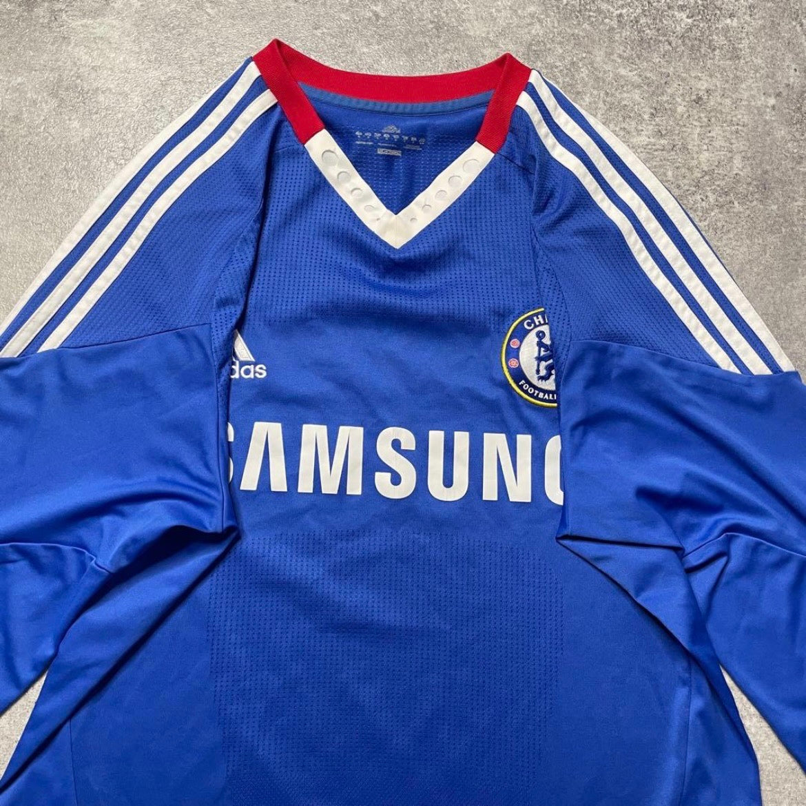 【正規品2010-2011 adidas Chelsea home L/S shirt】
