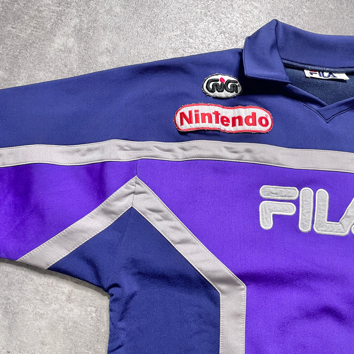 【正規品1997-1998 FILA Fiorentina drill top 任天堂】
