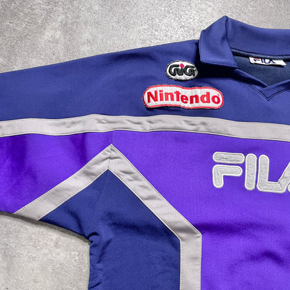 【正規品1997-1998 FILA Fiorentina drill top 任天堂】