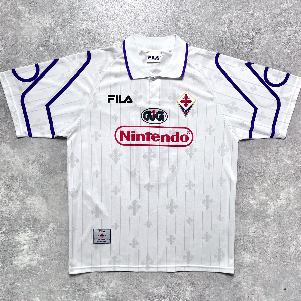 【正規品1997-1998 FILA Fiorentina away BATISTUTA #9】