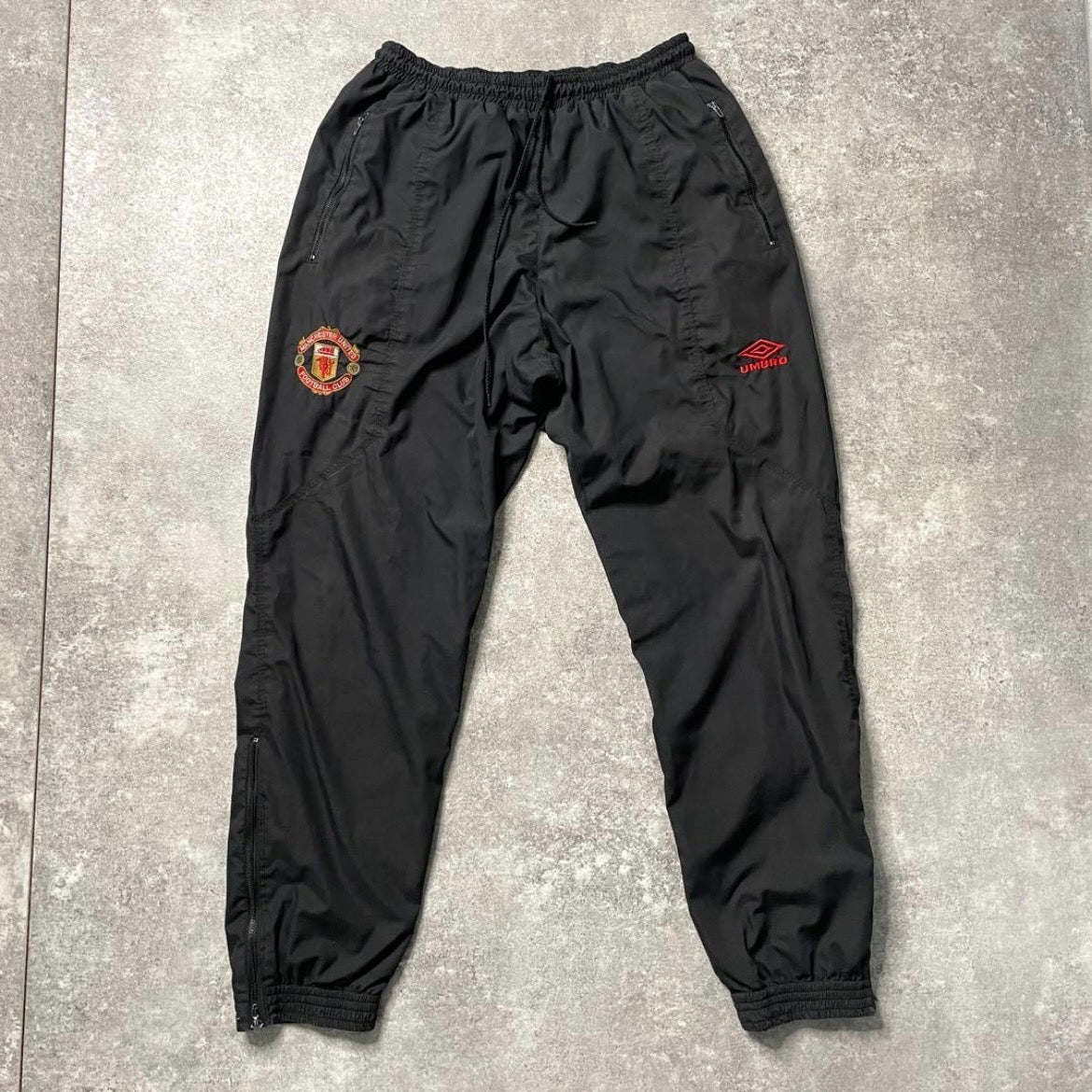 【正規品1992-1993 UMBRO Manchester United nylon track suits】