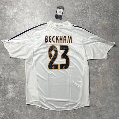 【BNWT正規品2004-2005 adidas Real Madrid home Beckham #23】