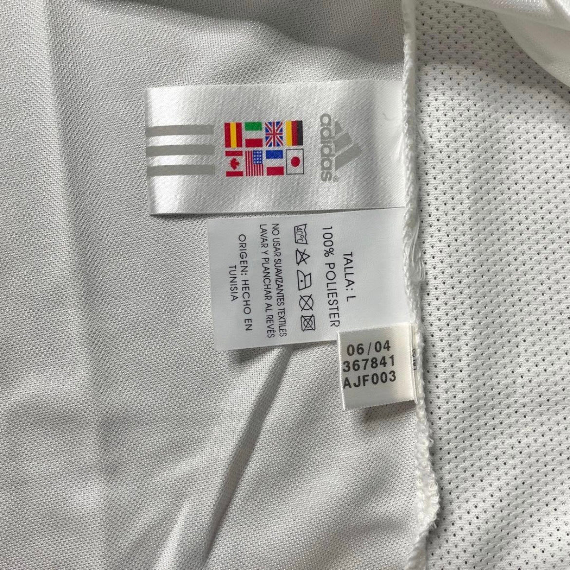 【BNWT正規品2004-2005 adidas Real Madrid home Beckham #23】