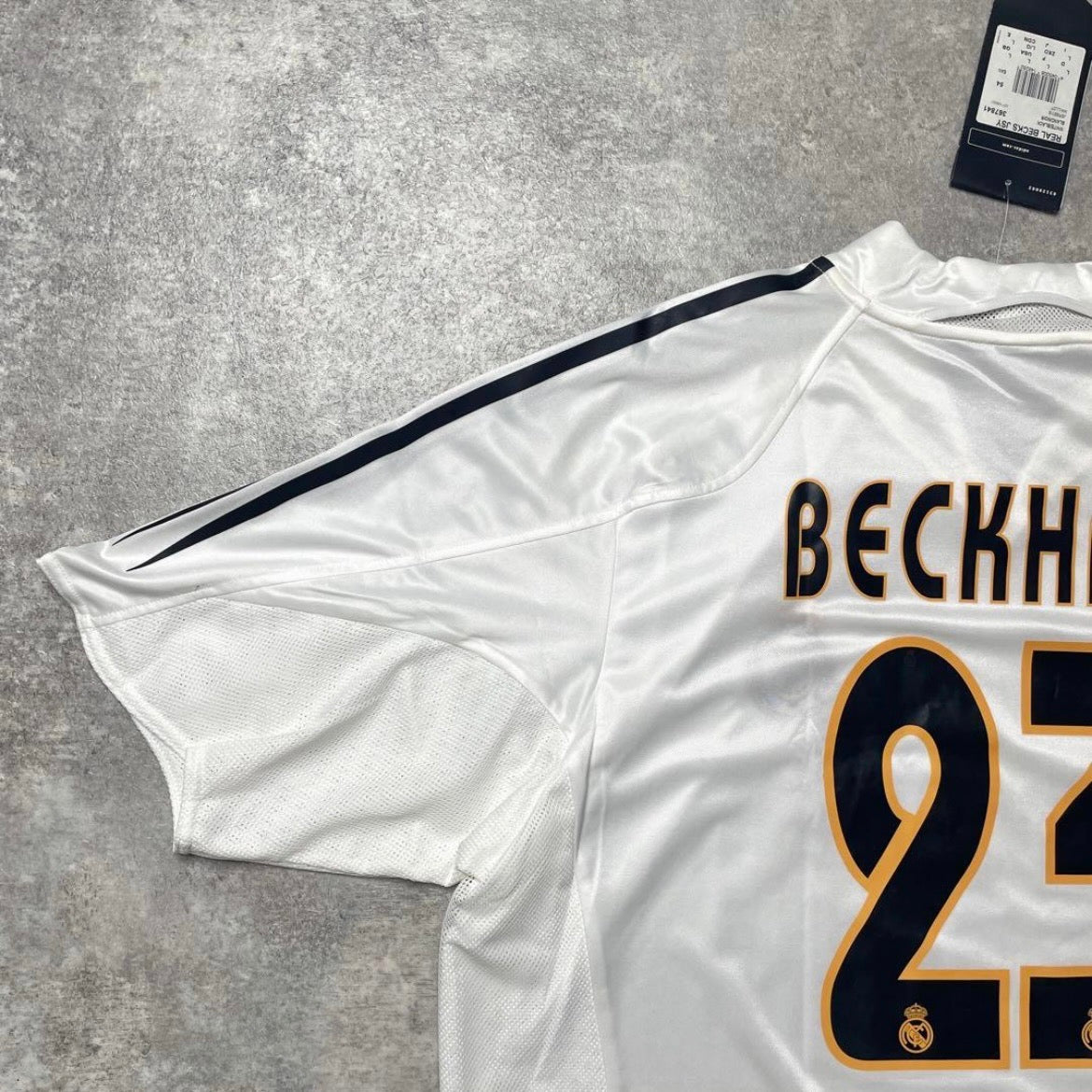 【BNWT正規品2004-2005 adidas Real Madrid home Beckham #23】