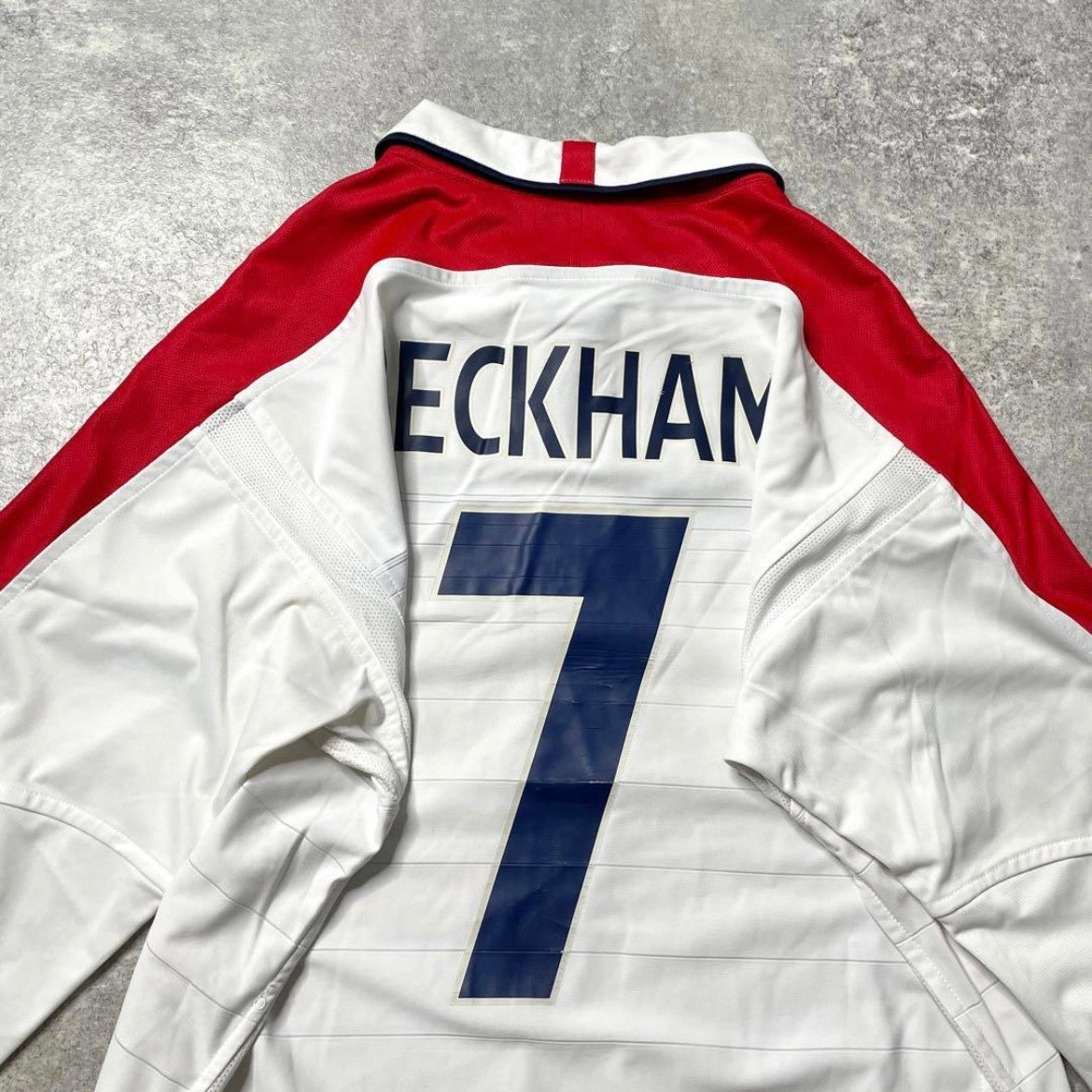 【正規品2003-2005 Umbro England home L/S Beckham #7】