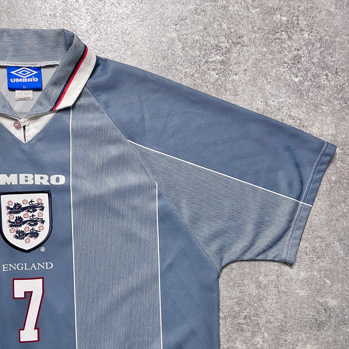【正規品1995-1997 UMBRO England away BECKHAM #7】