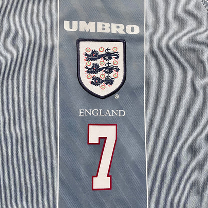 【正規品1995-1997 UMBRO England away BECKHAM #7】