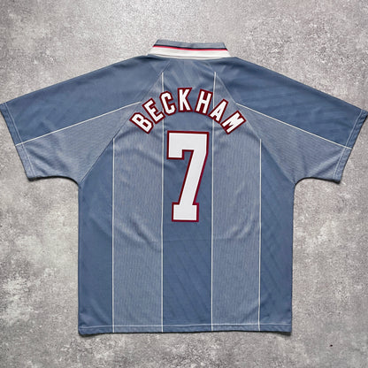 【正規品1995-1997 UMBRO England away BECKHAM #7】
