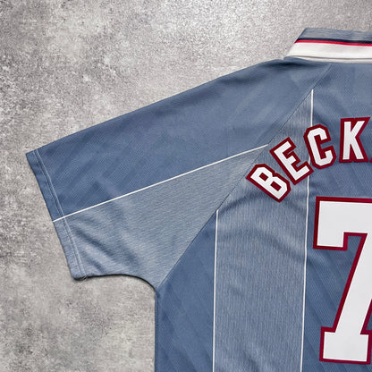 【正規品1995-1997 UMBRO England away BECKHAM #7】