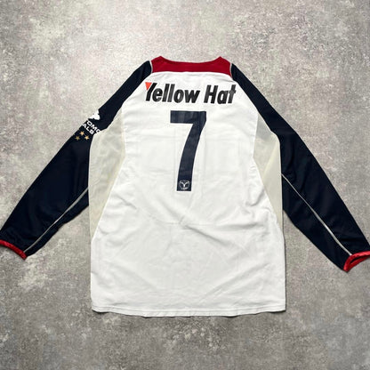 【正規選手支給品2004-2005 NIKE 鹿島アントラーズ away L/S 新井場徹 #7】