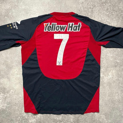 【正規選手支給品2004-2005 NIKE 鹿島アントラーズ home L/S 新井場徹 #7】