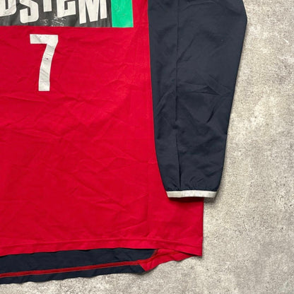 【正規選手支給品2004-2005 NIKE 鹿島アントラーズ home L/S 新井場徹 #7】