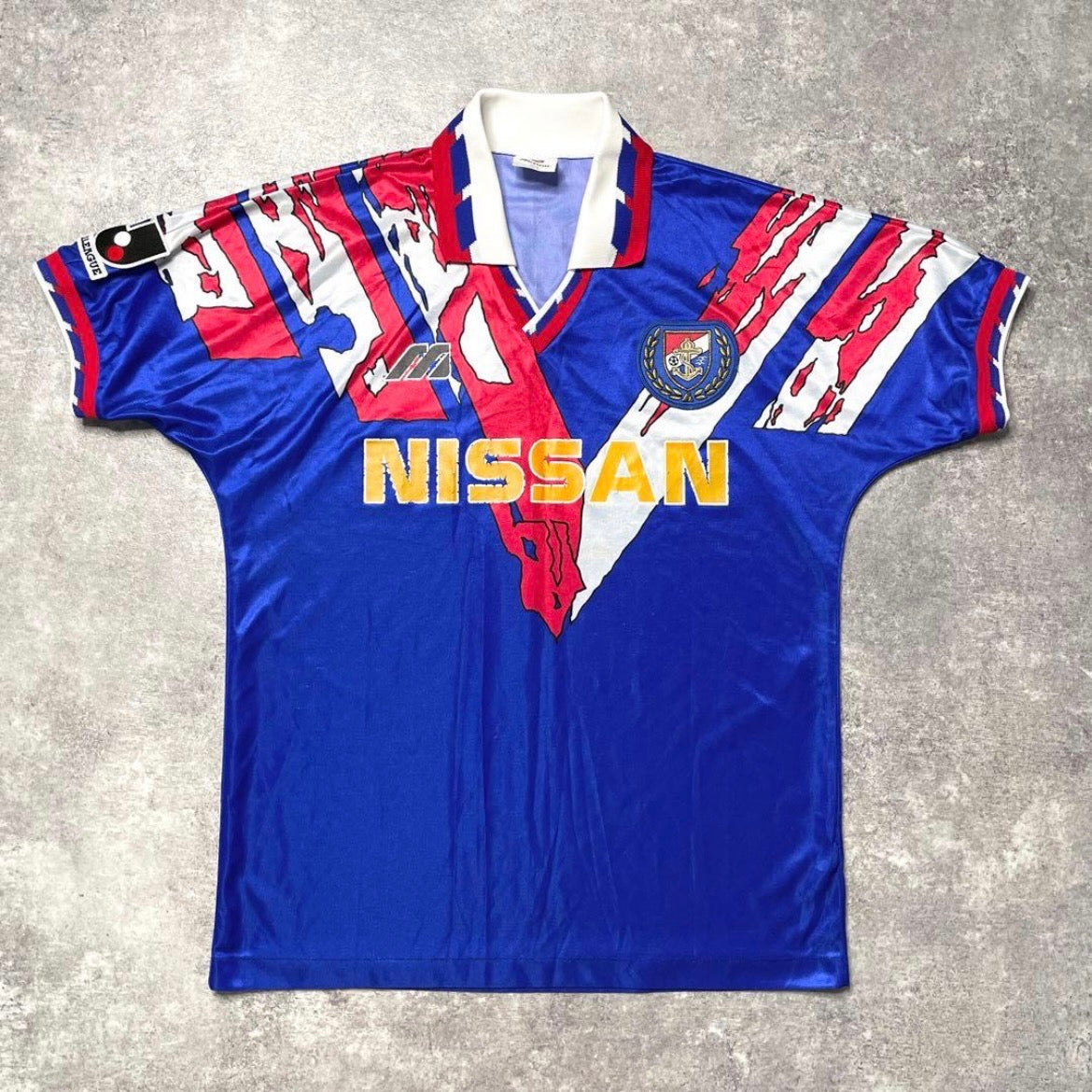 【正規品1993-1994 Mizuno 日産FC横浜マリノス home shirt】