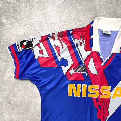 【正規品1993-1994 Mizuno 日産FC横浜マリノス home shirt】