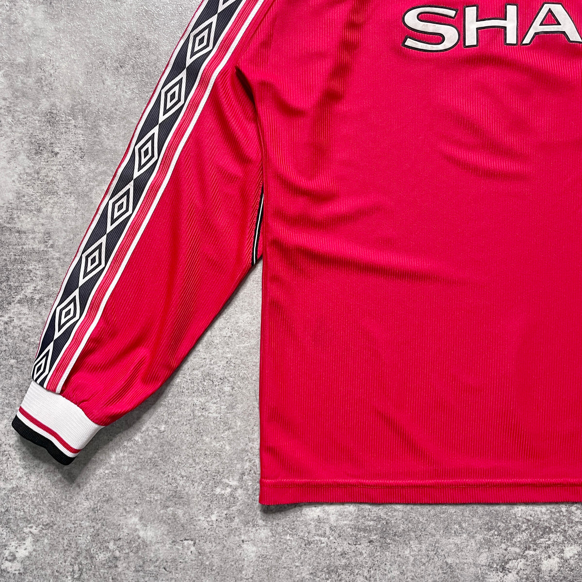【正規品1998-2000 UMBRO Manchester United home L/S SOLSKJAER #20】