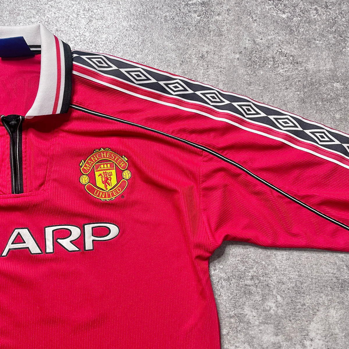 【正規品1998-2000 UMBRO Manchester United home L/S SOLSKJAER #20】
