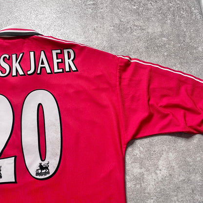 【正規品1998-2000 UMBRO Manchester United home L/S SOLSKJAER #20】