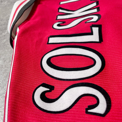 【正規品1998-2000 UMBRO Manchester United home L/S SOLSKJAER #20】