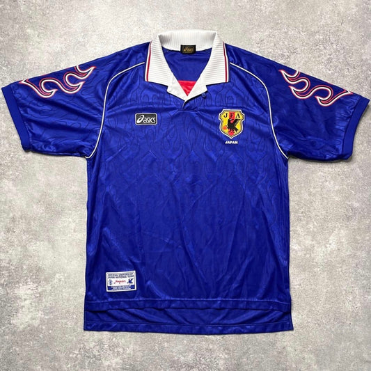 【正規品1998 asics Japan France World Cup home shirt】