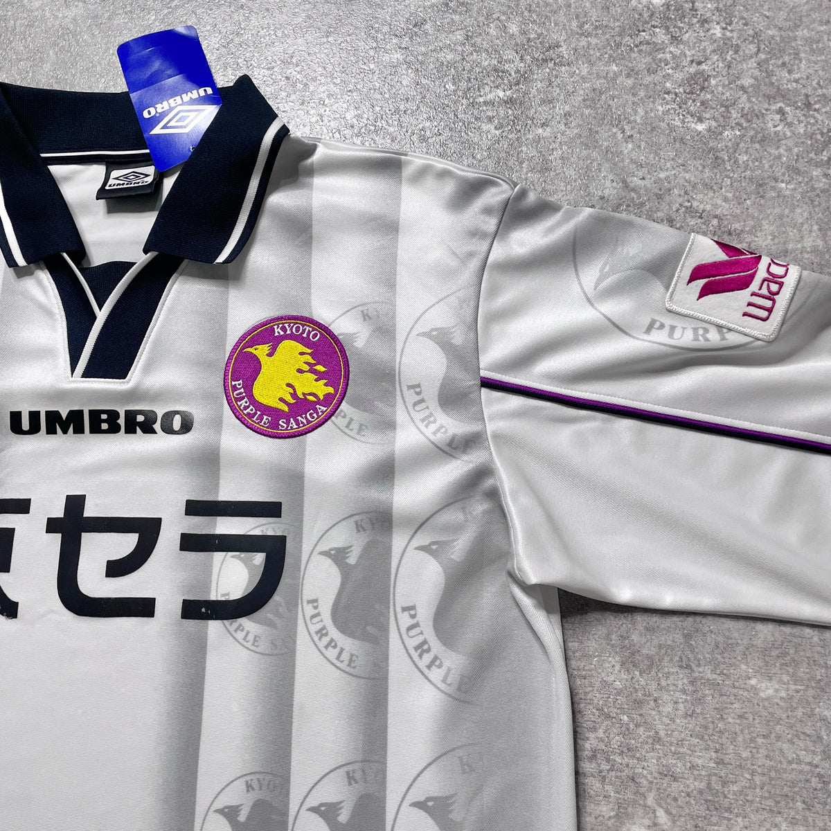 【BNWT正規品1999-2000 UMBRO 京都サンガ away L/S shirt】