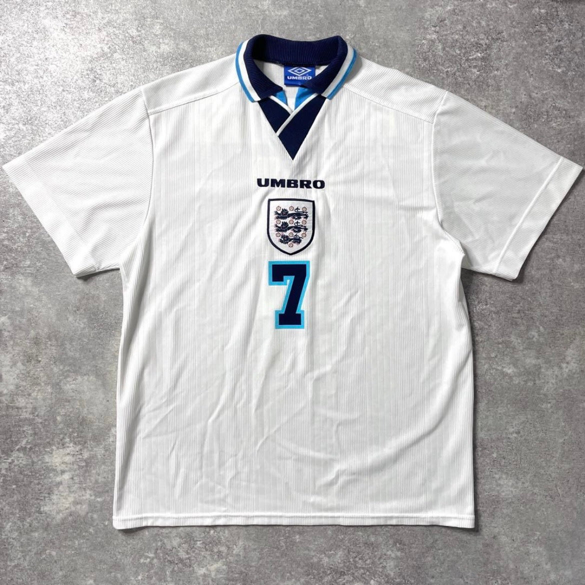 【正規品1995-1997 Umbro England Home Beckham #7】