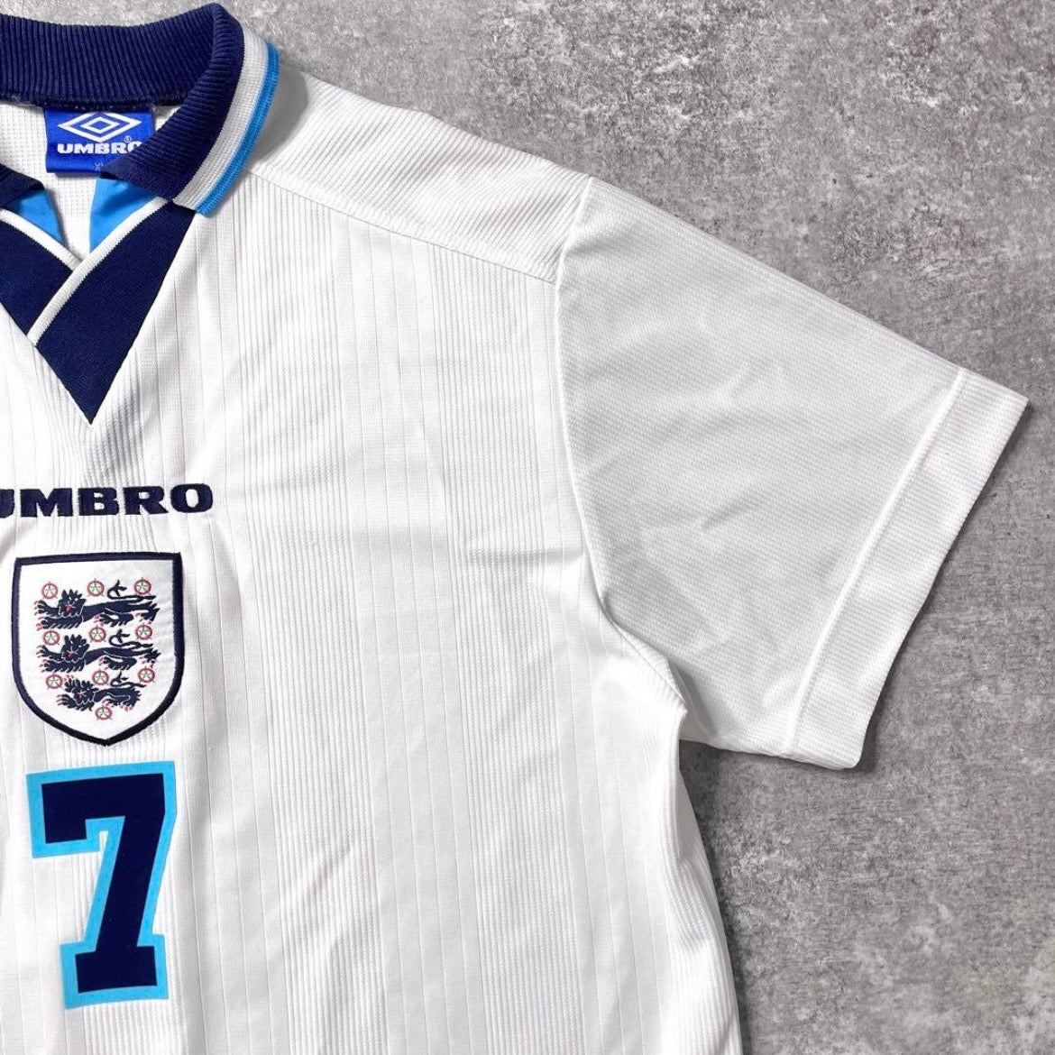 【正規品1995-1997 Umbro England Home Beckham #7】