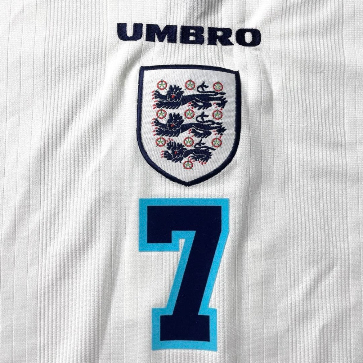 【正規品1995-1997 Umbro England Home Beckham #7】