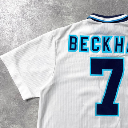 【正規品1995-1997 Umbro England Home Beckham #7】
