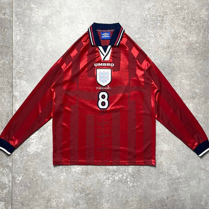 【正規品1997-1999 Umbro England Away L/S #8】