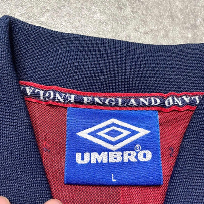 【正規品1997-1999 Umbro England Away L/S #8】