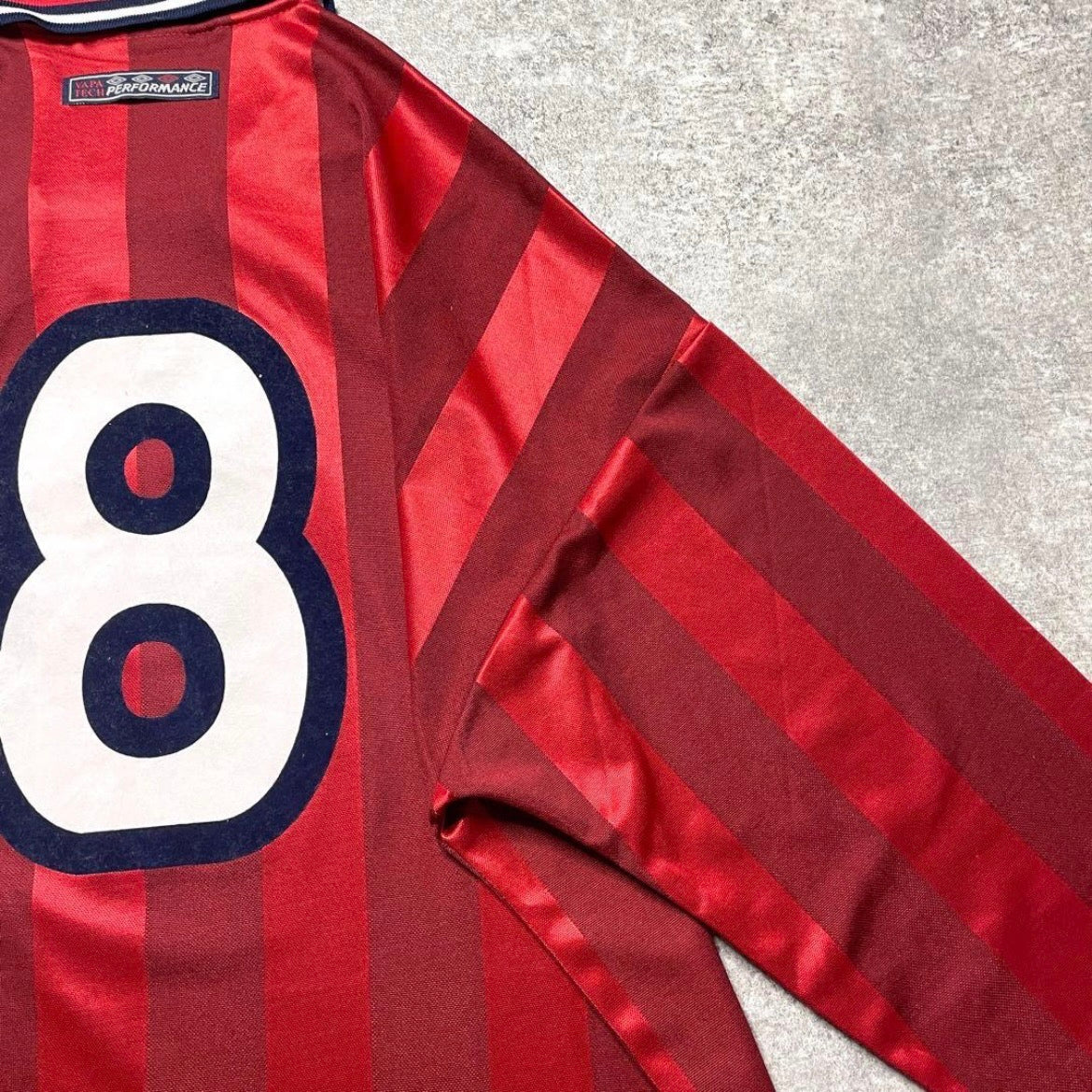 【正規品1997-1999 Umbro England Away L/S #8】