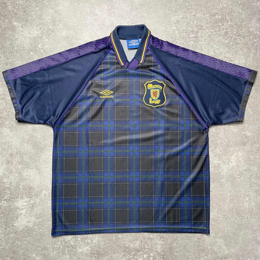 【正規品1994-1996 Umbro Scotland Home Shirt】