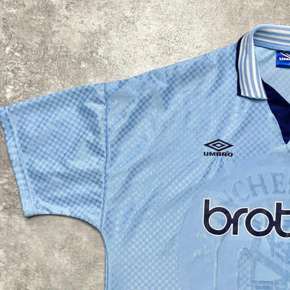【正規品1995-1997 Umbro Manchester City Home shirt】