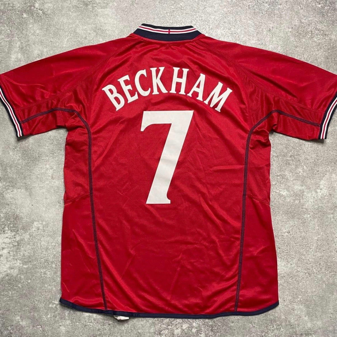 【正規品2001-2003 Umbro England away Beckham #7】