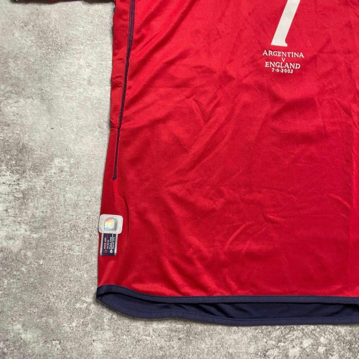【正規品2001-2003 Umbro England away Beckham #7】
