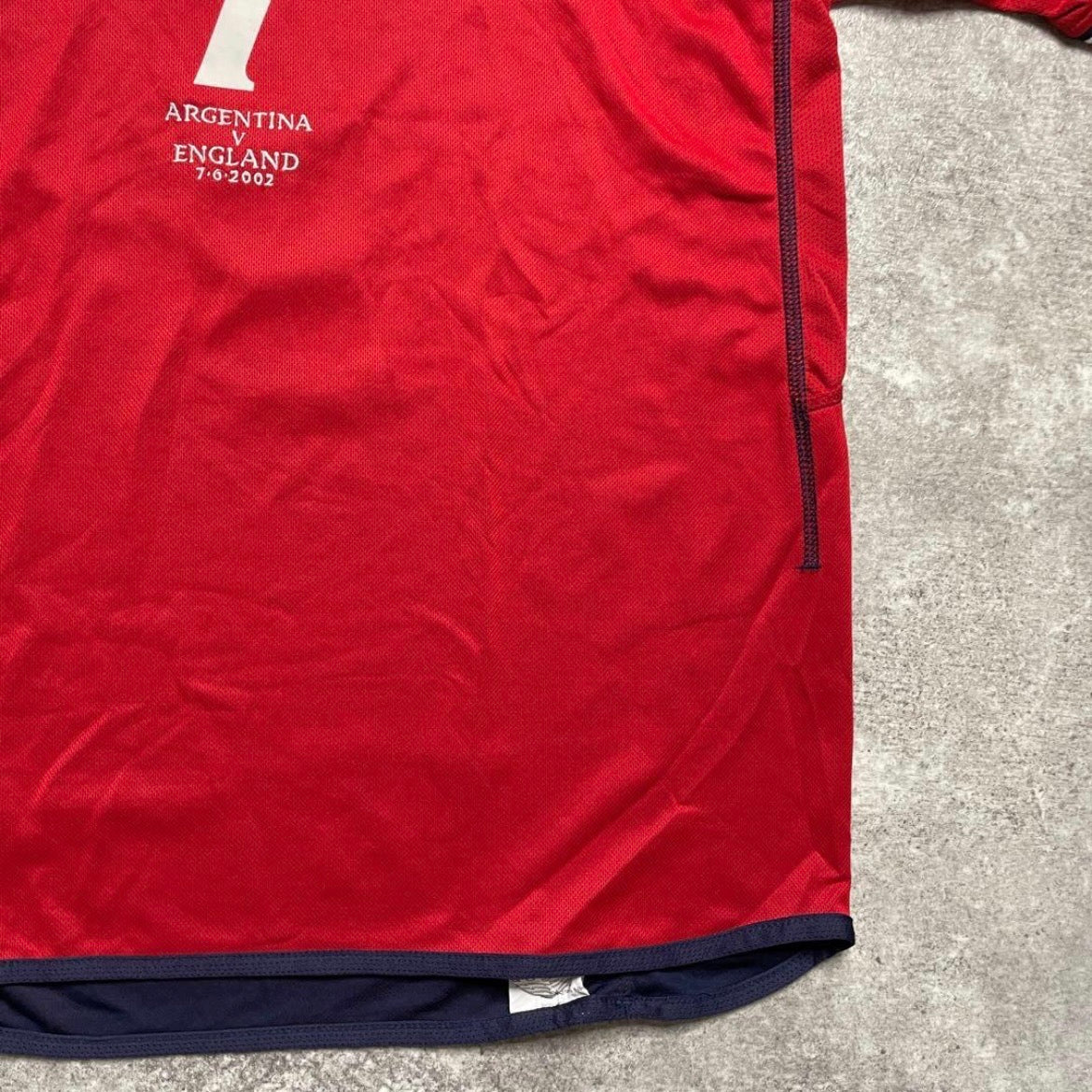 【正規品2001-2003 Umbro England away Beckham #7】