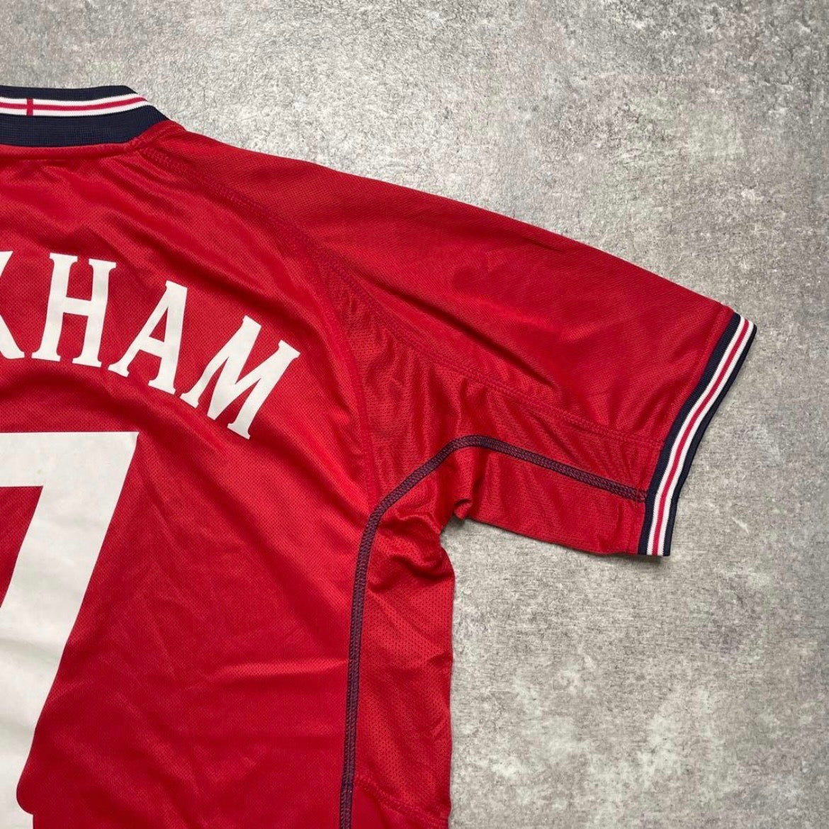 【正規品2001-2003 Umbro England away Beckham #7】