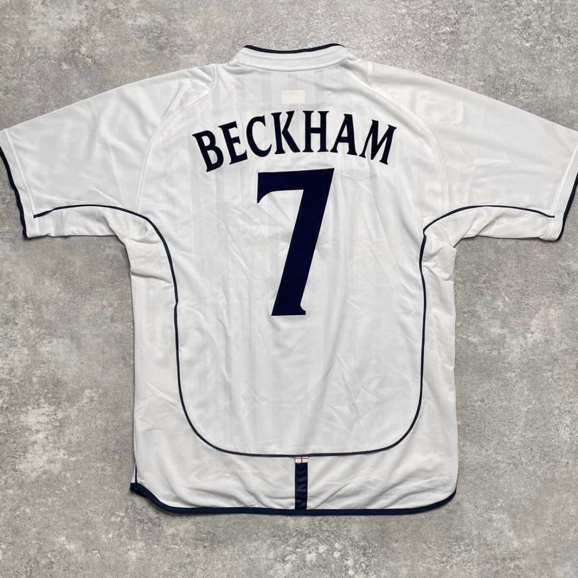 【正規品2001-2003 UMBRO England Home Beckham #7】