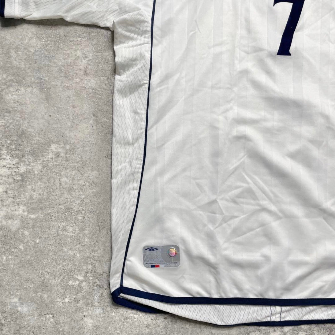 【正規品2001-2003 UMBRO England Home Beckham #7】