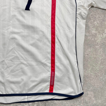 【正規品2001-2003 UMBRO England Home Beckham #7】