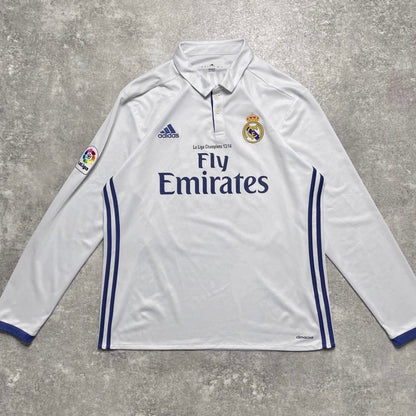 【正規品2016-2017 adidas Real Madrid home L/S MODRIC #19】