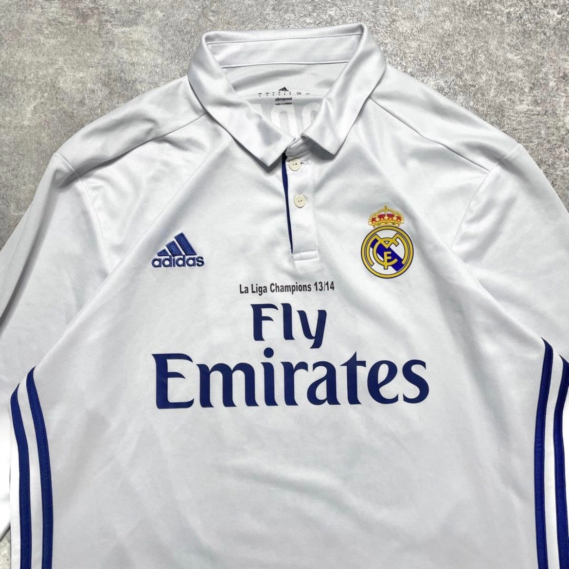 【正規品2016-2017 adidas Real Madrid home L/S MODRIC #19】
