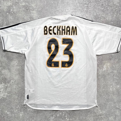 【正規品2003-2004 adidas Real Madrid home Beckham #23】