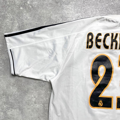 【正規品2003-2004 adidas Real Madrid home Beckham #23】