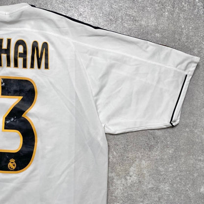【正規品2003-2004 adidas Real Madrid home Beckham #23】